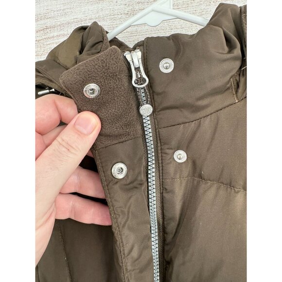 Eddie Bauer EB650 Fill Power Premium Long Goose Down Jacket Women's XS Brown - Picture 6 of 13